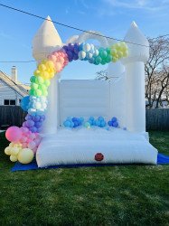 15' Foot White Wedding Bouncer