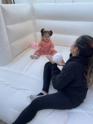 IMG 6134 1681233910 7 Foot All White Bounce House