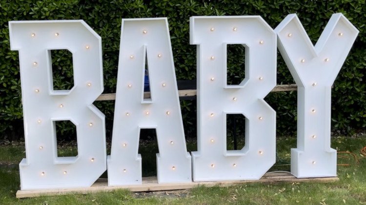 4’ Tall “BABY” Marquee