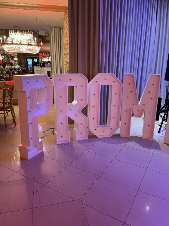 4 Foot PROM Marquee