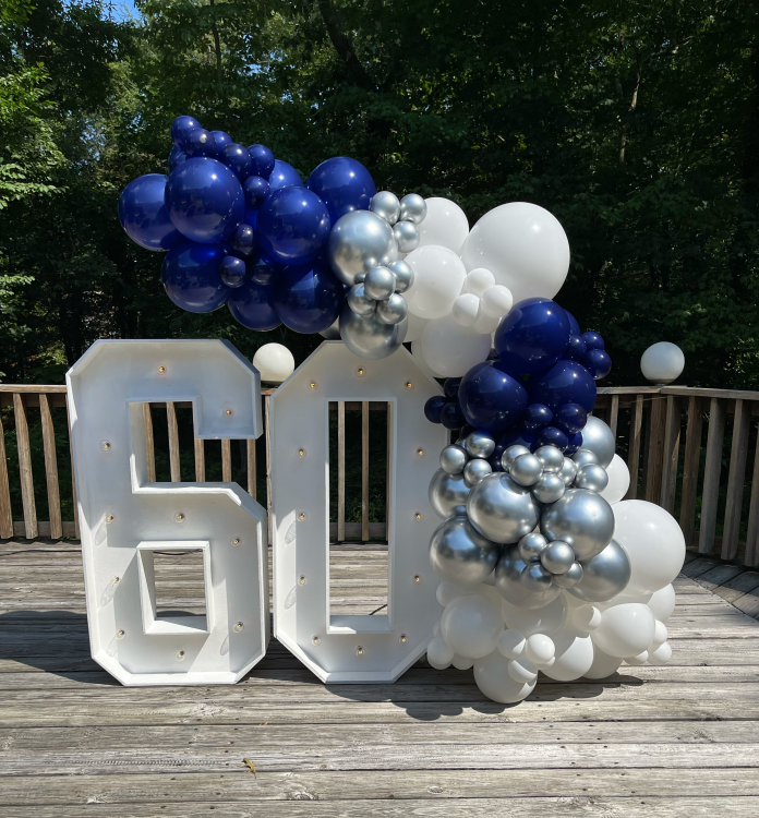 Marquee with Balloon Garland